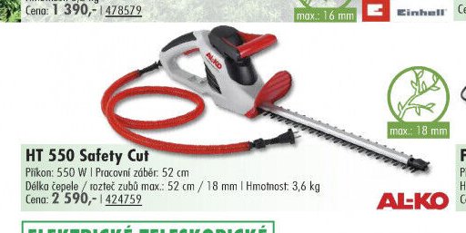 AL-KO HT 550 Safety Cut