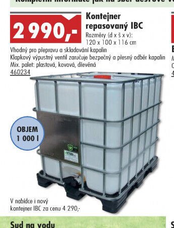 Kontejner repasovaný IBC