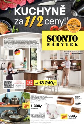 akční leták Sconto nábytek 11.3.2022-31.3.2022