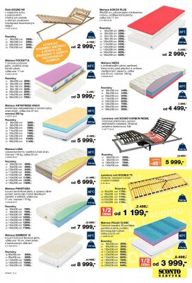 akční leták Sconto nábytek 11.3.2022-31.3.2022