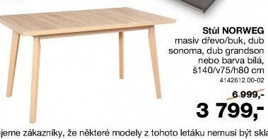 Stůl NORWEG