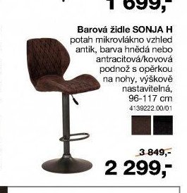 Barová židle SONJA H