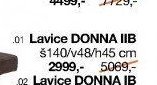 Lavice DONNA IIB