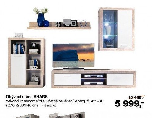 Obývací stěna SHARK