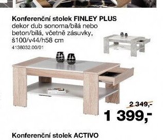 Konferenční stolek FINLEY PLUS