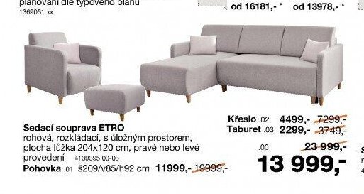 Sedací souprava ETRO