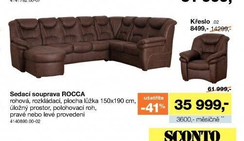 Sedací souprava ROCCA