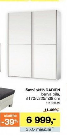 Šatní skříň DARIEN