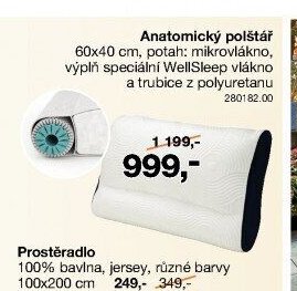 Anatomický polštář