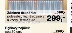 Záclona drapérka