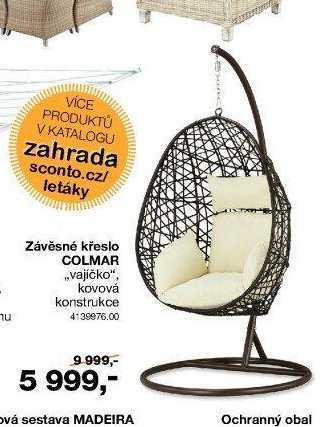 Závěsné křeslo COLMAR