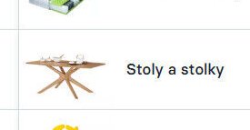 Stoly a stolky