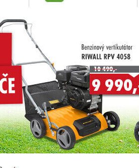 Benzinový vertikutátor RIWALL RPV 4058