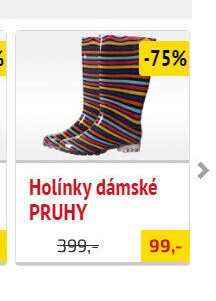 Holínky dámské PRUHY