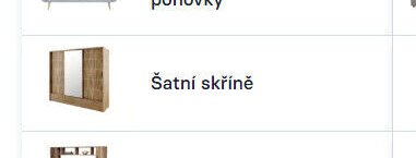 Šatní skříně