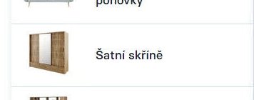 Šatní skříně