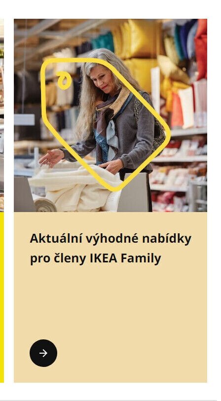 Aktuální výhodné nabídky pro členy IKEA Family