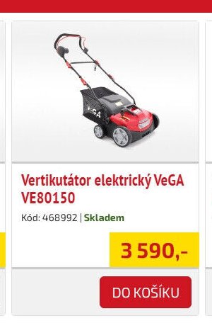 Vertikutátor elektrický VeGA VE80150