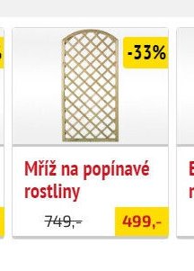 Mříž na popínavé rostliny