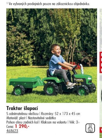 Traktor šlapací