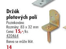 Držák plotových polí