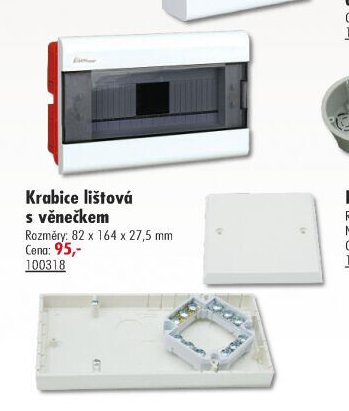 Krabice lištová s věnečkem