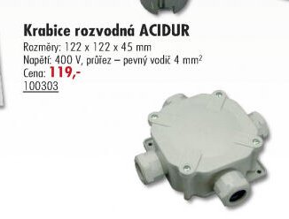 Krabice rozvodná ACIDUR