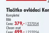 Tlačítko ovládací Komfort Bílé