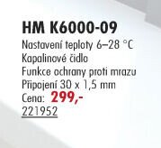 Termostatická hlavice HM K6000-09