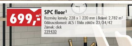 SPC floor