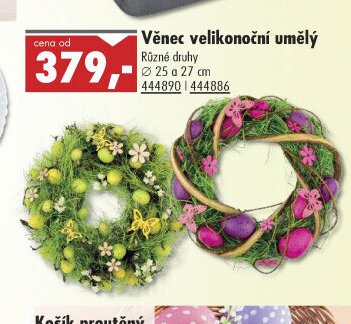 Věnec velikonoční umělý
