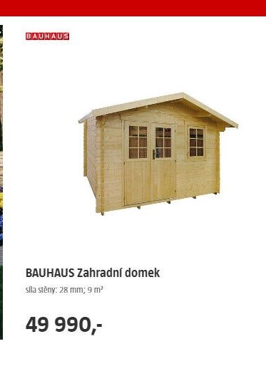 BAUHAUS Zahradní domek