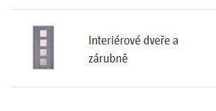 Interiérové dveře a zárubně