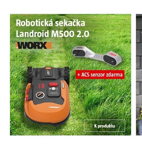 Robotická sekačka Landroid M500 2.0