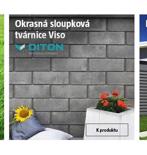 Okrasná sloupková tvárnice Viso