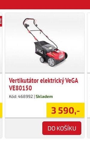 Vertikutátor elektrický VeGA VE80150