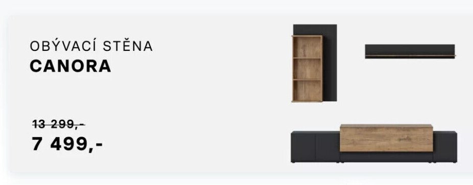 Obývací stěna CANORA