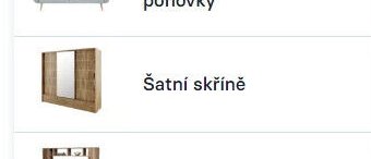 Šatní skříně