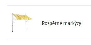 Rozpěrné markýzy