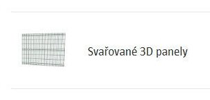 Svařované 3D panely