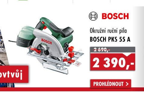Okružní ruční pila BOSCH PKS 55 A