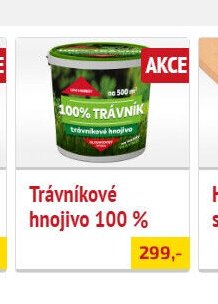 Trávníkové hnojivo 100 %