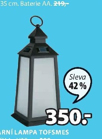 Solární lampa TOFSMES