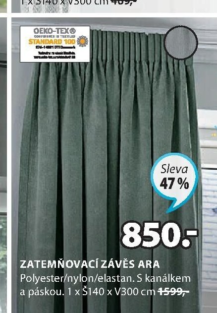 ZATEMŇOVACÍ ZÁVĚS ARA
