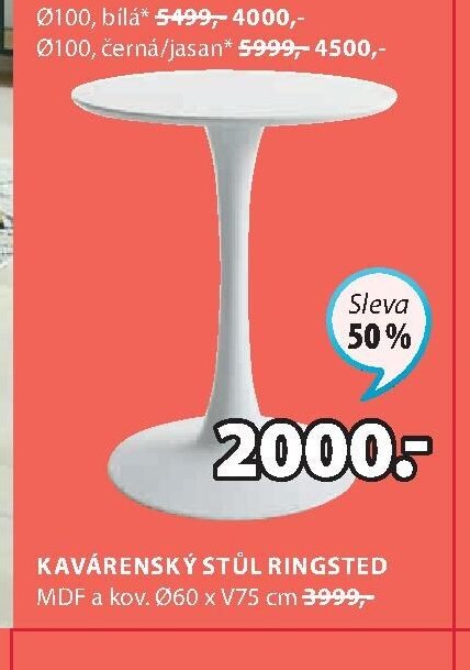 Kavárenský stůl RINGSTED