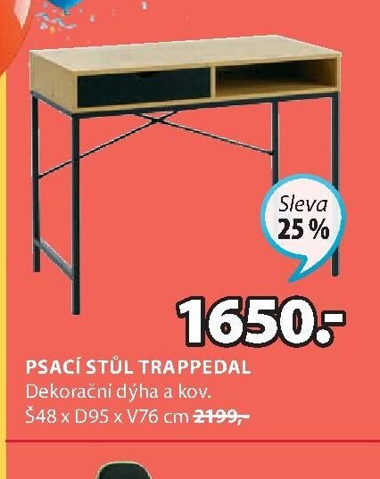 Psací stůl TRAPPEDAL