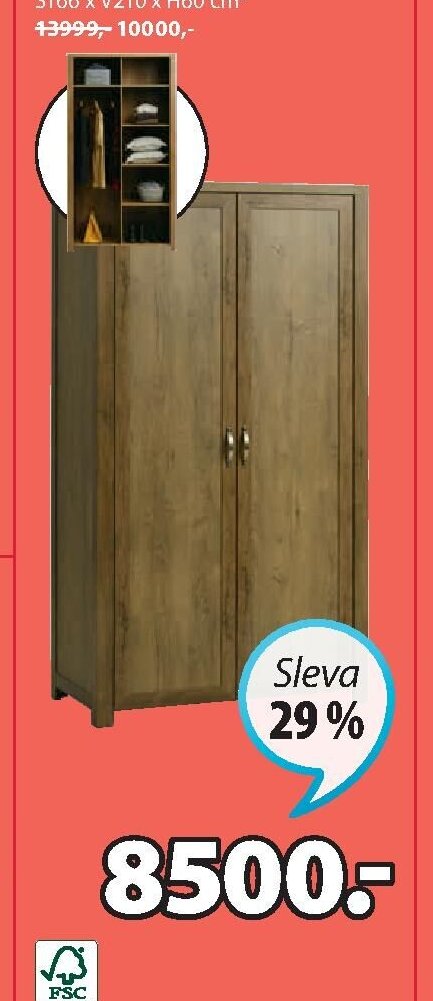 Šatní skříň JUNGEN