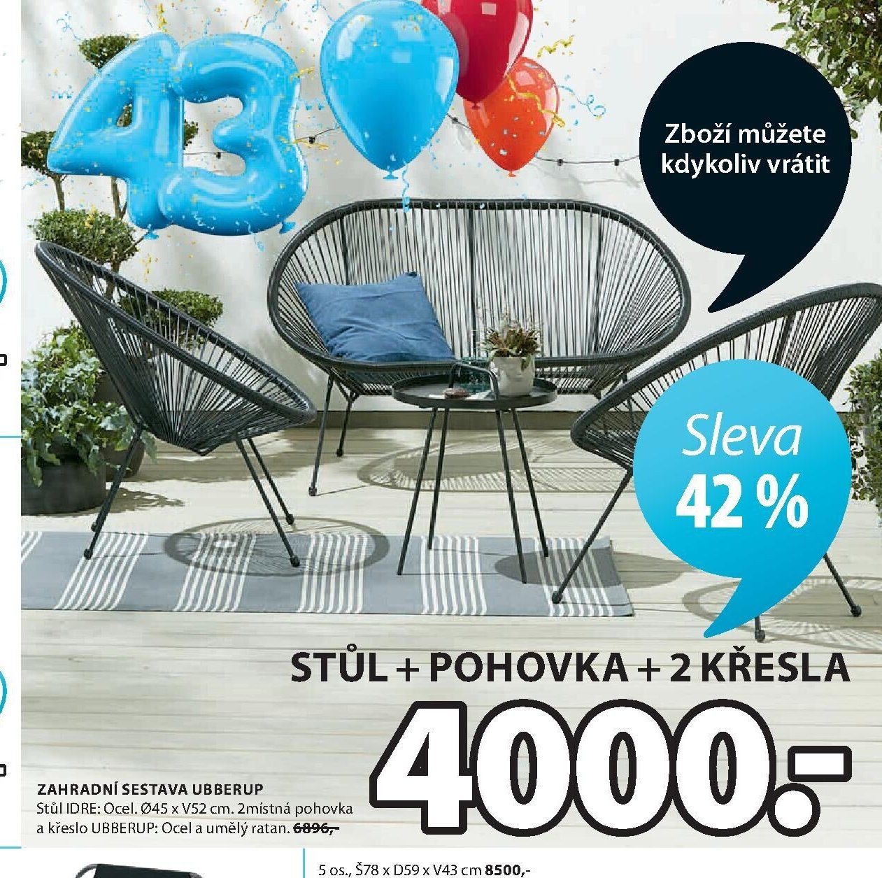 ZAHRADNÍ SESTAVA UBBERUP