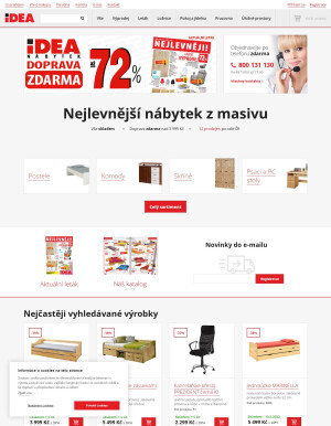 akční leták IDEA nábytek 19.4.2022-25.4.2022