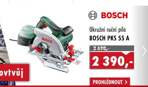 Okružní ruční pila BOSCH PKS 55 A
